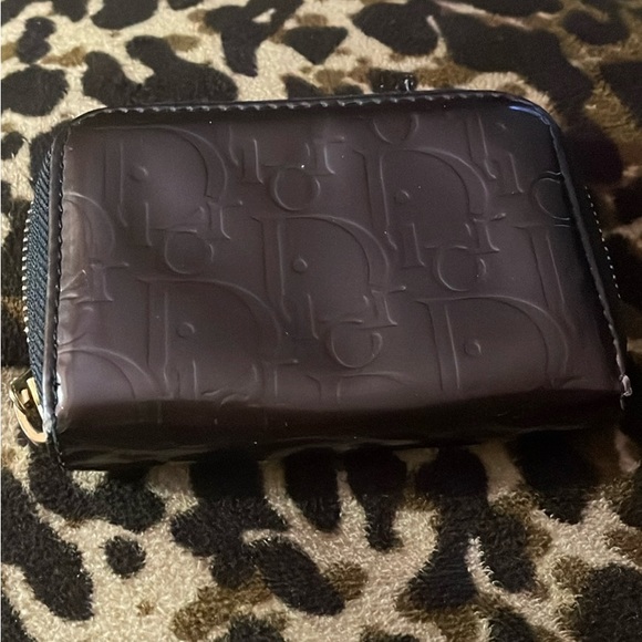 Dior Handbags - Beautiful Dior zip around wallet brown with Dior all over it